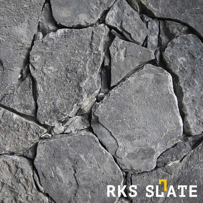 Фасадный облицовочный камень Midnight Black Loose в Брянске