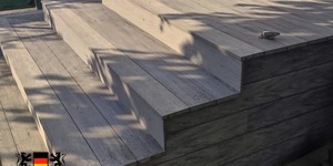 Ступени из ДПК Bamberg English Barnwood крыльцо и ступени из террасной доски и завершающей доски Bullnose (4)