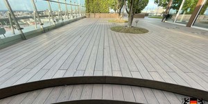 Ступени из ДПК Bamberg Natural Brazilian Walnut (благоустройство, оформление клумб) (7)