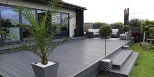 Ступени из ДПК Turtle Shell Scottish Slatewood Co-Extrusion (терраса, крыльцо, ступени) 3