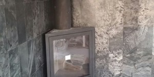 Плитка каменная для отделки стены за печью RKS SLATE Сланец Silver Grey Matrix Honed купить