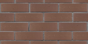 Кирпич облицовочный ЛСР, тёмно-коричневый, Рустик, 1НФ на сером шве